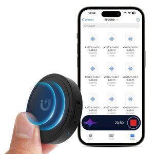 🆕132G Voice Activated Recorder w/ AI Noise Reduction & 9800Hr Storage Open Box
